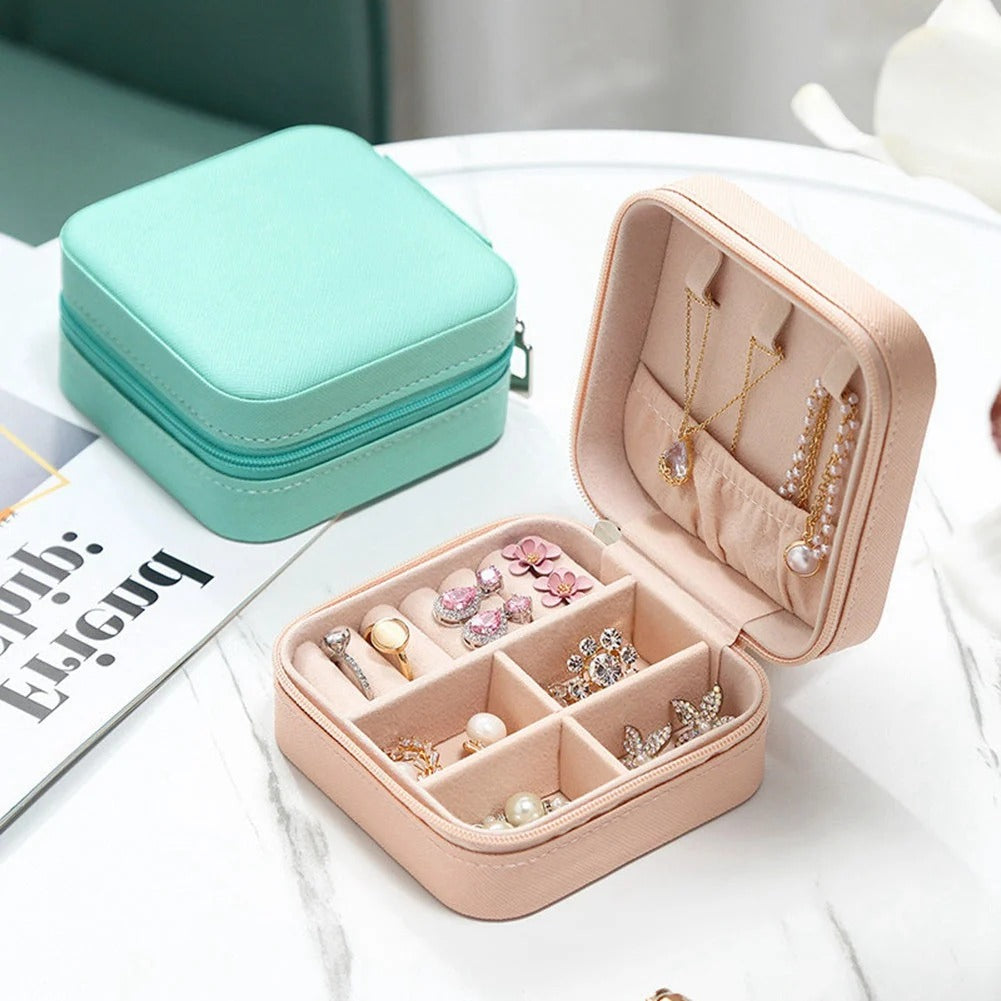 Multi Compartment Plush Jewelry Organizer