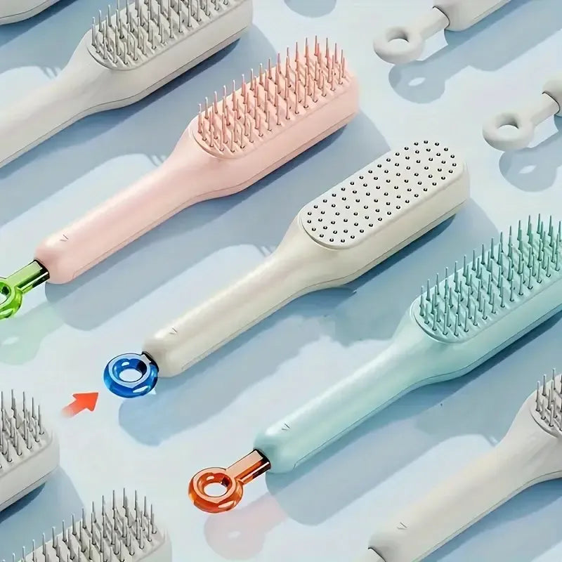 Multi Function Hair Brush Comb No Hair Mess