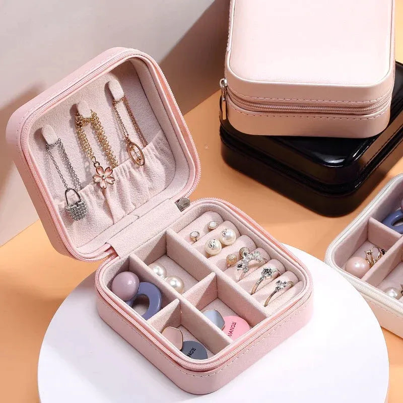 Multi Compartment Plush Jewelry Organizer