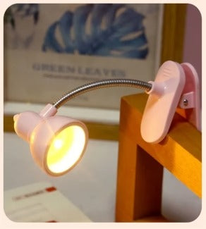 Mini LED Clamp Reading Light Portable Book Light For Reading