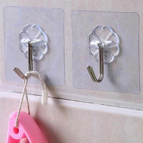 2 Wall Hooks Simple, Strong & Reliable